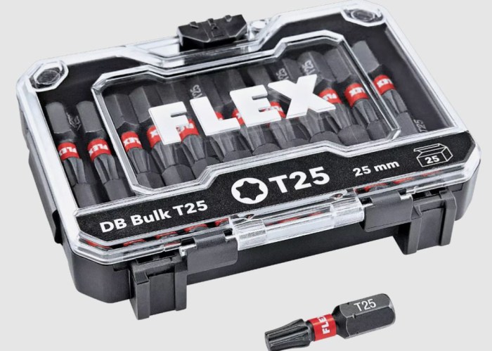 FLEX súprava bitov DB Bulk T25 sada 25 ks